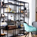 Stylish-June-Black-Shelving-Unit