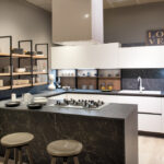 Modern,Kitchen,Interior,With,Centre,Island,With,Bar,Stools,And